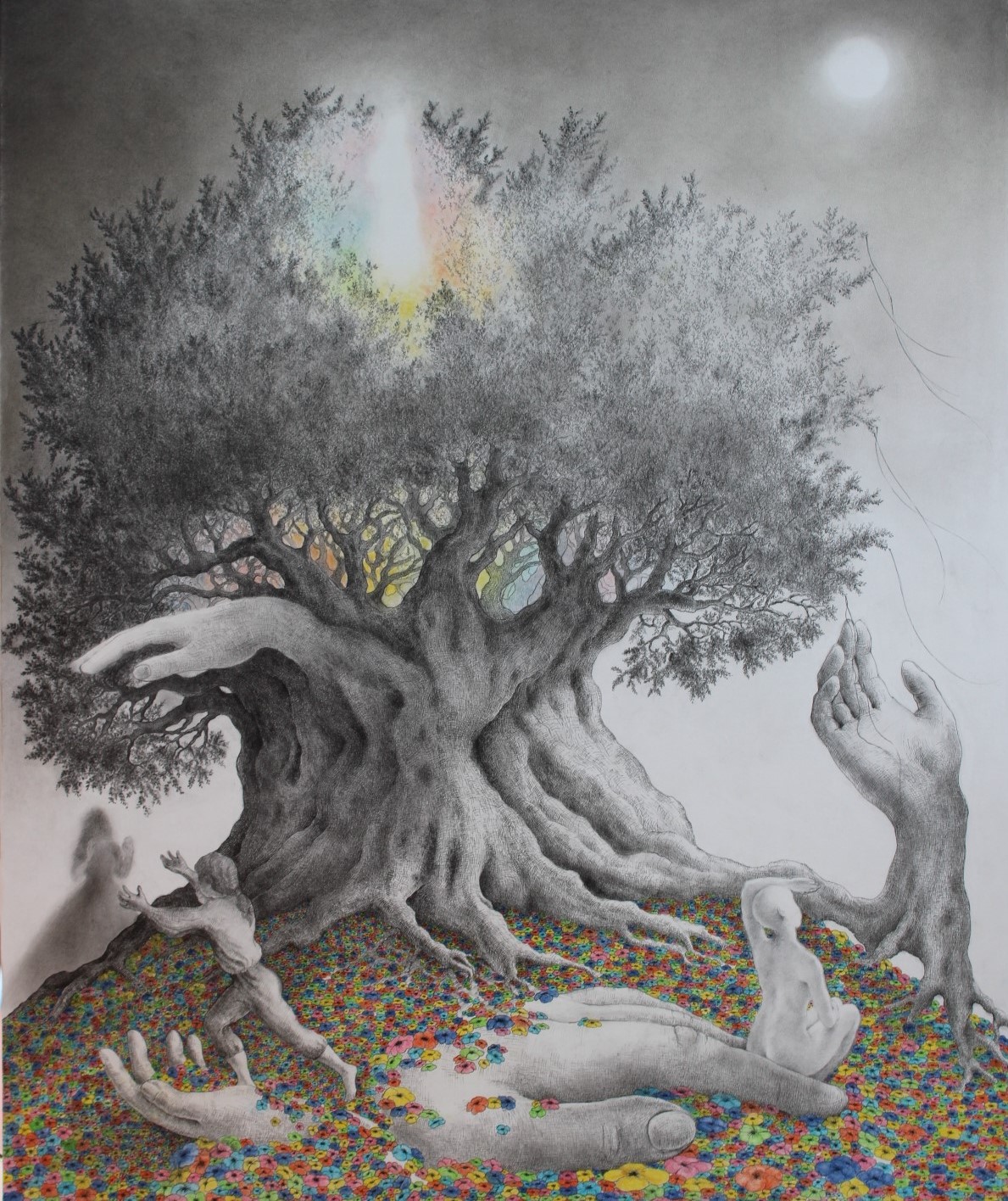 L'albero della vita. La mancanza 70x90 di Roberta Masala Mura